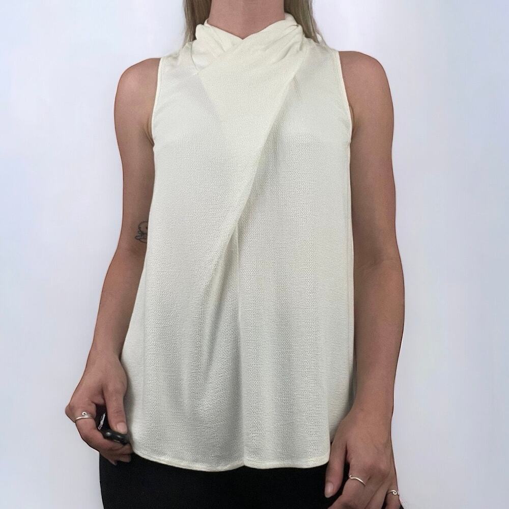 HOST PICK 🤩 NWT Maeve by Anthropologie Ivory Button Down Back Tank Top Blouse